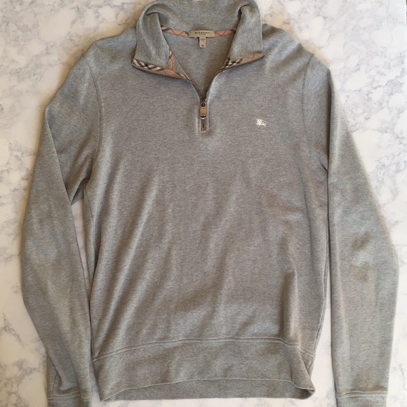 burberry quarter zip pullover